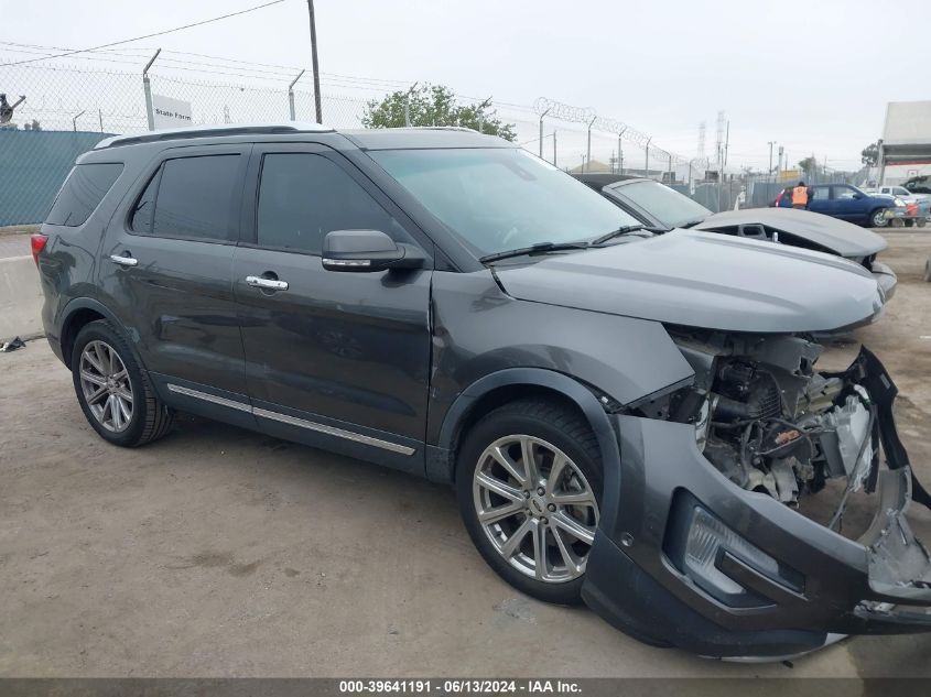 2017 Ford Explorer Limited VIN: 1FM5K7FH5HGC55716 Lot: 39641191