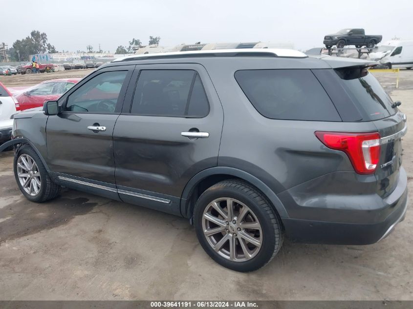 2017 Ford Explorer Limited VIN: 1FM5K7FH5HGC55716 Lot: 39641191