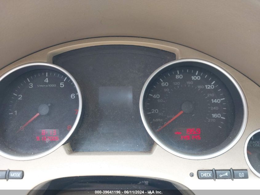 2007 Audi A4 2.0T VIN: WAUAF48H57K028411 Lot: 39641196