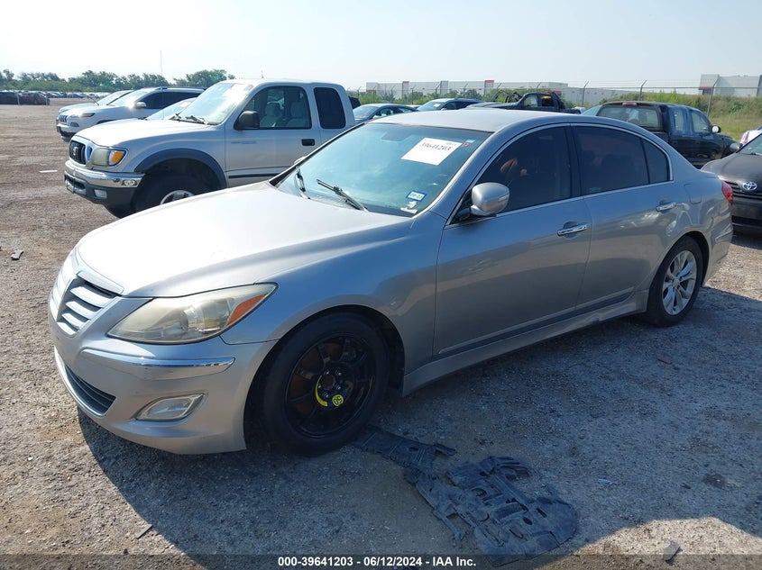 2013 Hyundai Genesis 3.8 VIN: KMHGC4DDXDU235350 Lot: 39641203