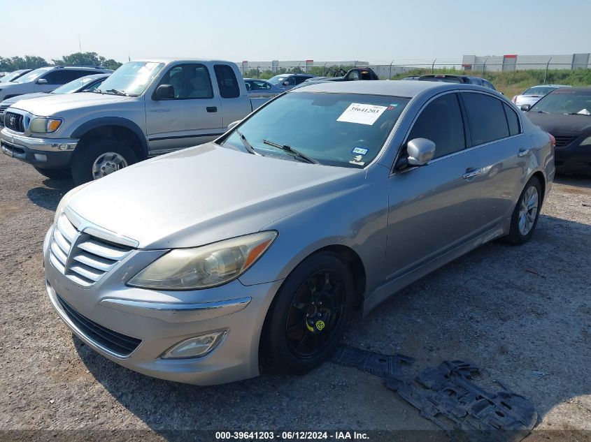 2013 Hyundai Genesis 3.8 VIN: KMHGC4DDXDU235350 Lot: 39641203