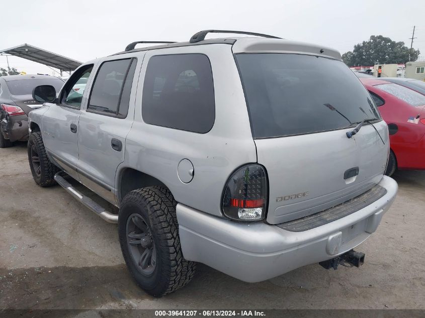 1998 Dodge Durango Slt VIN: 1B4HS28Y7WF203182 Lot: 39641207