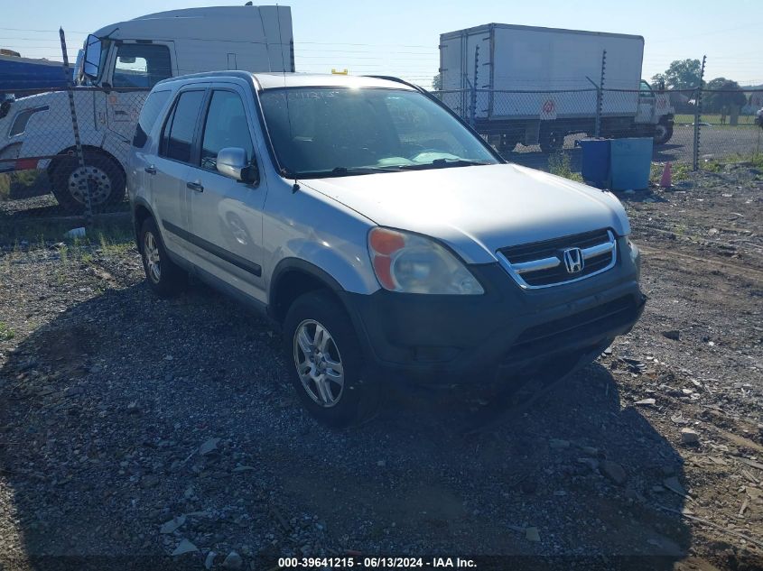 2004 Honda Cr-V Ex VIN: SHSRD77844U243780 Lot: 39641215