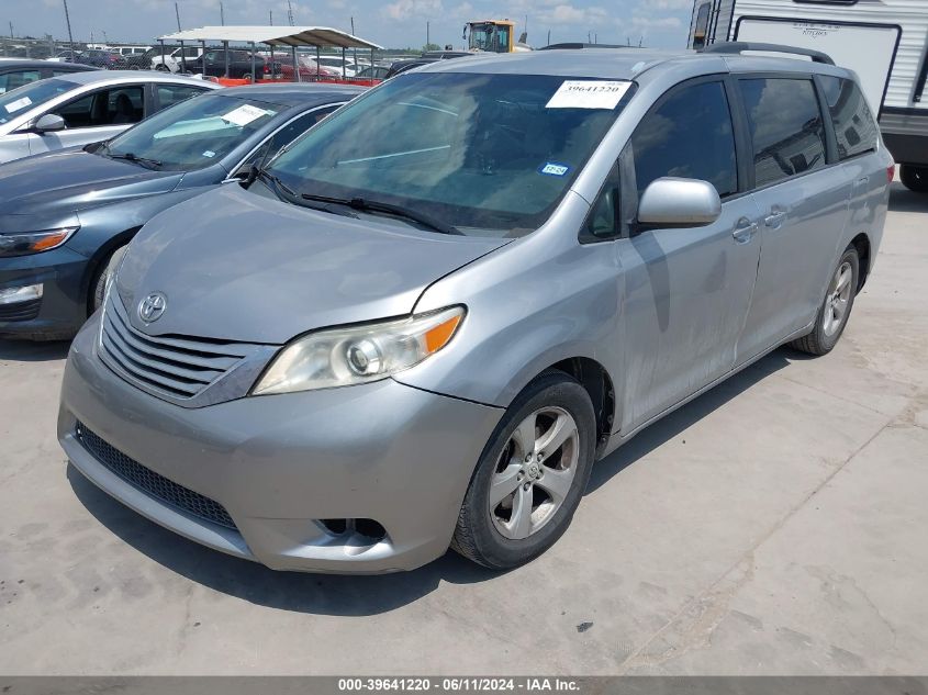 2015 Toyota Sienna Le 8 Passenger VIN: 5TDKK3DC9FS658852 Lot: 39641220