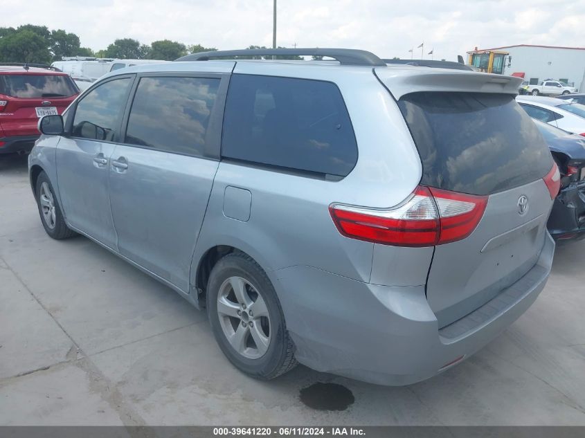 2015 Toyota Sienna Le 8 Passenger VIN: 5TDKK3DC9FS658852 Lot: 39641220