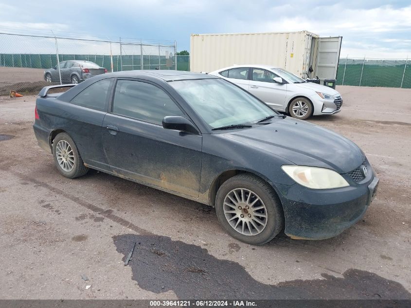 2005 Honda Civic Ex VIN: 1HGEM22965L040687 Lot: 39641221