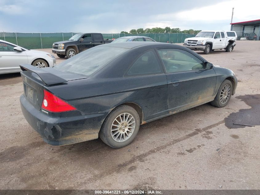 2005 Honda Civic Ex VIN: 1HGEM22965L040687 Lot: 39641221