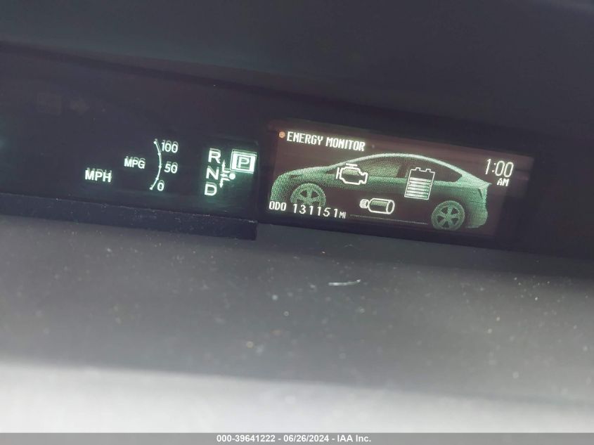 2012 Toyota Prius Two VIN: JTDKN3DU8C5525310 Lot: 39641222