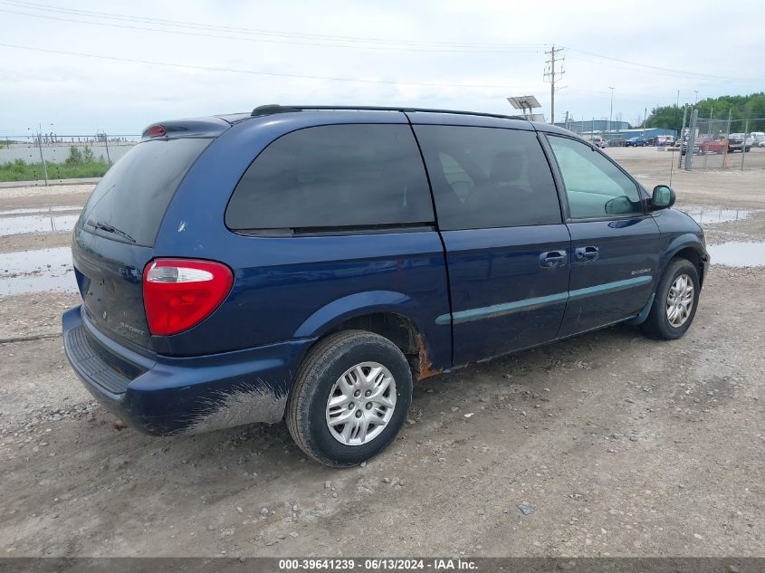 2001 Dodge Grand Caravan Sport VIN: 1B4GP443X1B165420 Lot: 39641239