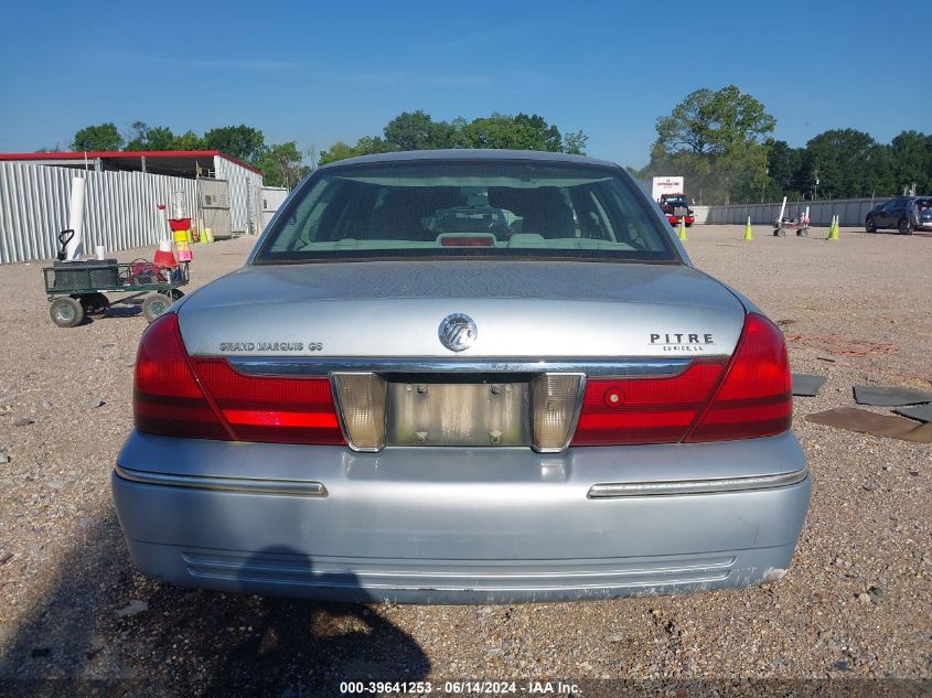 2004 Mercury Grand Marquis Gs VIN: 2MEFM74W64X692096 Lot: 39641253