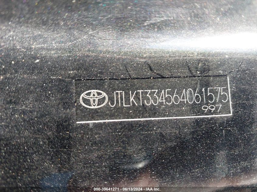 2006 Scion Xb VIN: JTLKT334564061575 Lot: 39641271