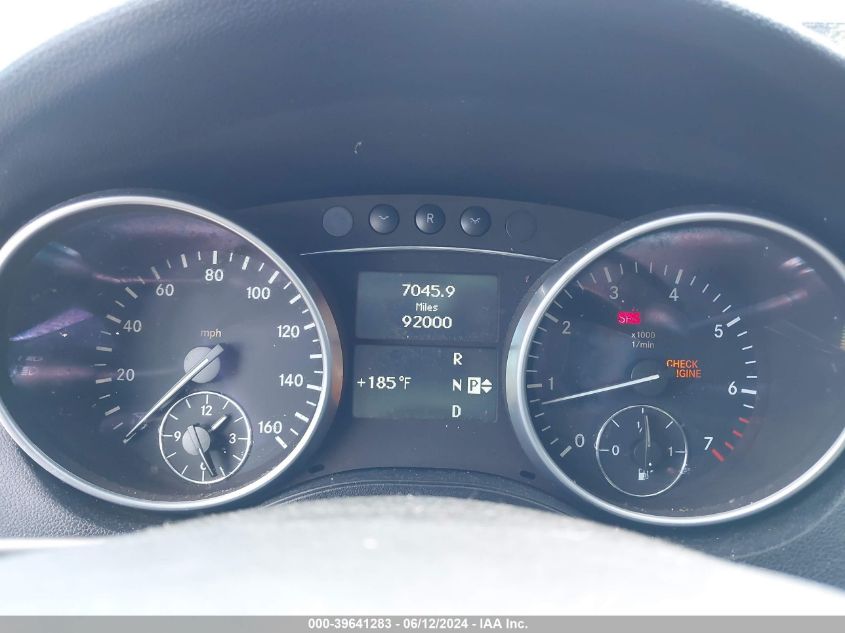 2010 Mercedes-Benz Ml 350 4Matic VIN: 4JGBB8GB3AA537865 Lot: 39641283