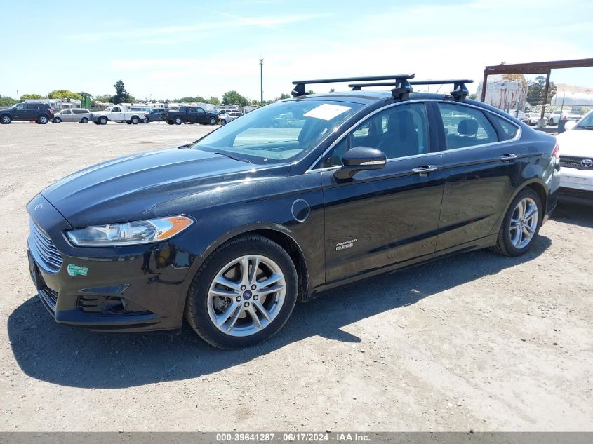 2015 Ford Fusion Energi Titanium VIN: 3FA6P0SU0FR206732 Lot: 39641287