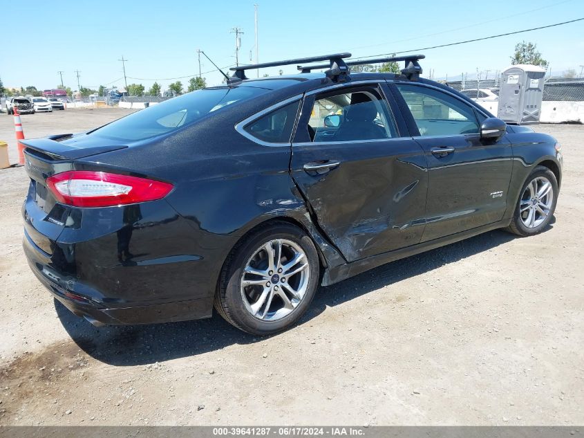 2015 Ford Fusion Energi Titanium VIN: 3FA6P0SU0FR206732 Lot: 39641287