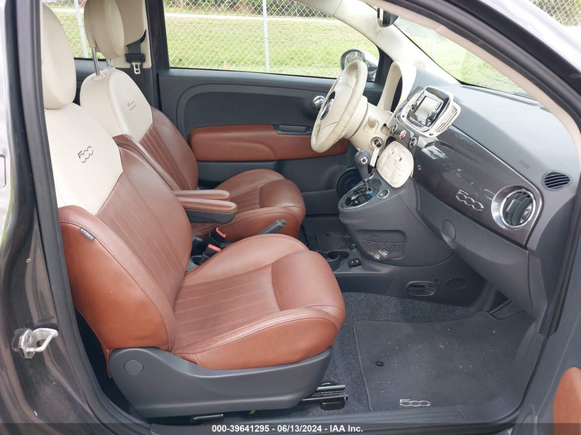 2017 Fiat 500 Lounge VIN: 3C3CFFCR7HT700576 Lot: 39641295