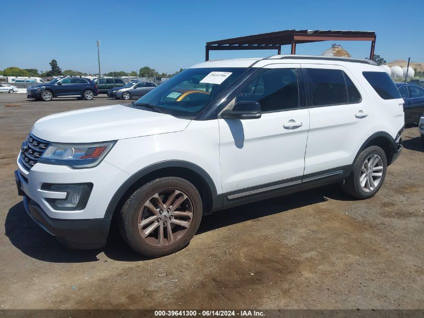 2017 Ford Explorer Xlt VIN: 1FM5K7D86HGA76717 Lot: 39641300