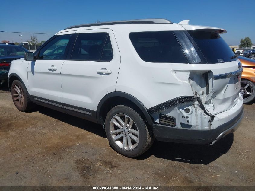 2017 Ford Explorer Xlt VIN: 1FM5K7D86HGA76717 Lot: 39641300