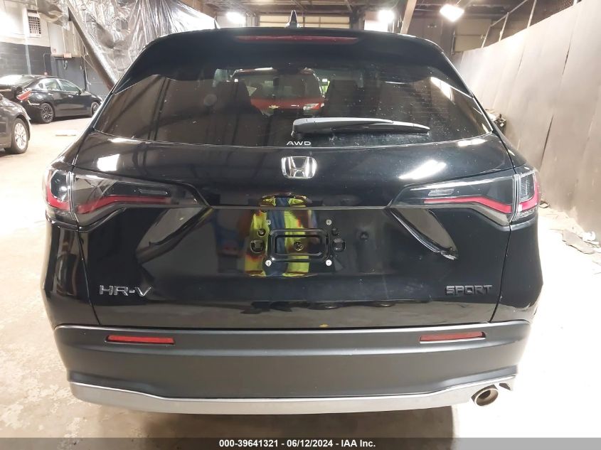 2023 Honda Hr-V Awd Sport VIN: 3CZRZ2H58PM710967 Lot: 39641321