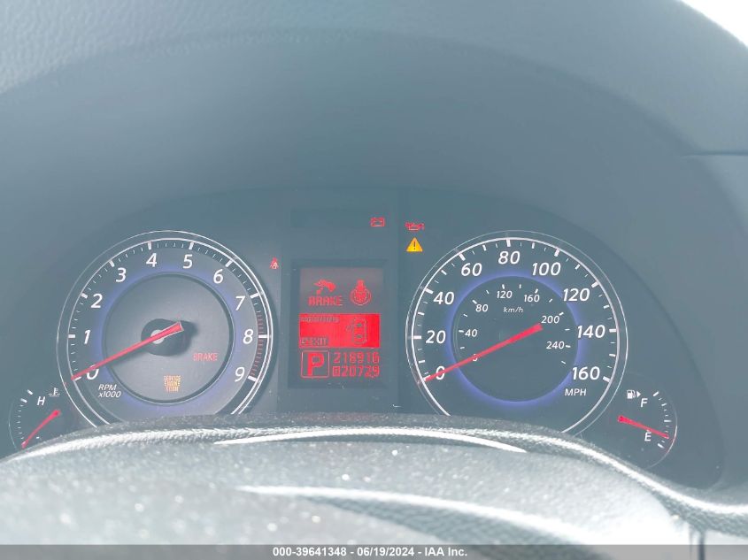 2009 Infiniti G37 Journey VIN: JNKCV61EX9M309314 Lot: 39641348