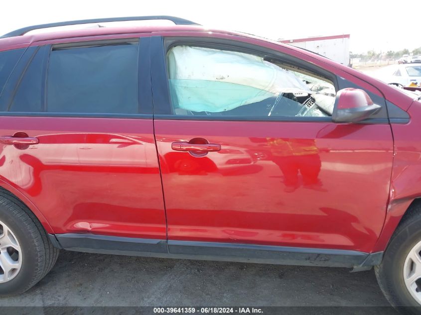 2014 Ford Edge Sel VIN: 2FMDK4JC1EBA62598 Lot: 39641359