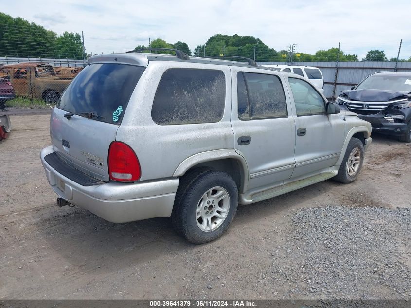 2003 Dodge Durango Slt VIN: 1D4HR48N63F562814 Lot: 39641379