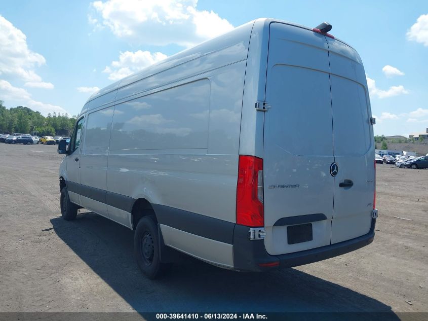 2023 Mercedes-Benz Sprinter 2500 High Roof 4-Cyl Diesel Ho VIN: W1Y4NDVY4PT145572 Lot: 39641410