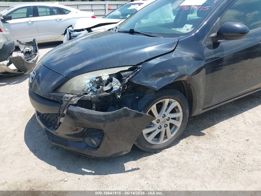 2012 Mazda Mazda3 I Touring VIN: JM1BL1V7XC1613060 Lot: 39641415