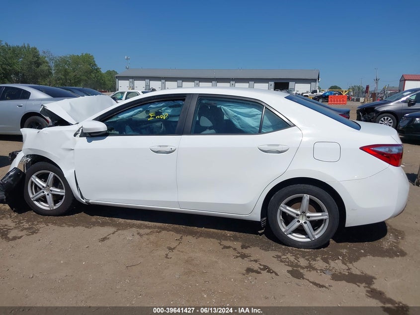 2015 Toyota Corolla Le VIN: 5YFBURHE8FP226478 Lot: 39641427