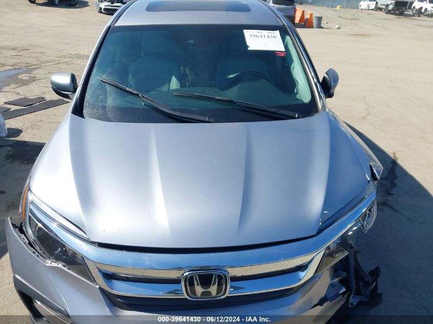 2020 Honda Pilot 2Wd Ex-L VIN: 5FNYF5H55LB007692 Lot: 39641430