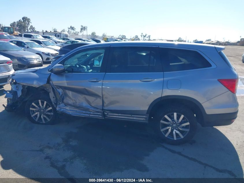 2020 Honda Pilot 2Wd Ex-L VIN: 5FNYF5H55LB007692 Lot: 39641430