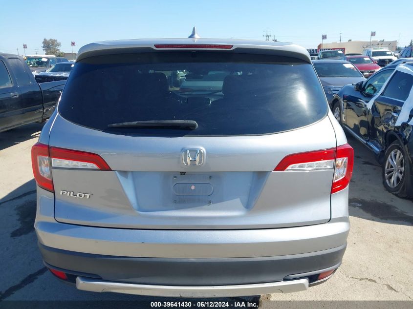 2020 Honda Pilot 2Wd Ex-L VIN: 5FNYF5H55LB007692 Lot: 39641430