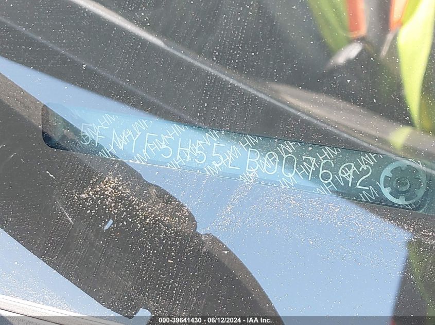 2020 Honda Pilot 2Wd Ex-L VIN: 5FNYF5H55LB007692 Lot: 39641430