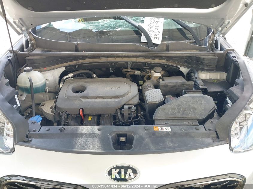 2020 Kia Sportage S VIN: KNDP6CAC9L7830950 Lot: 39641434