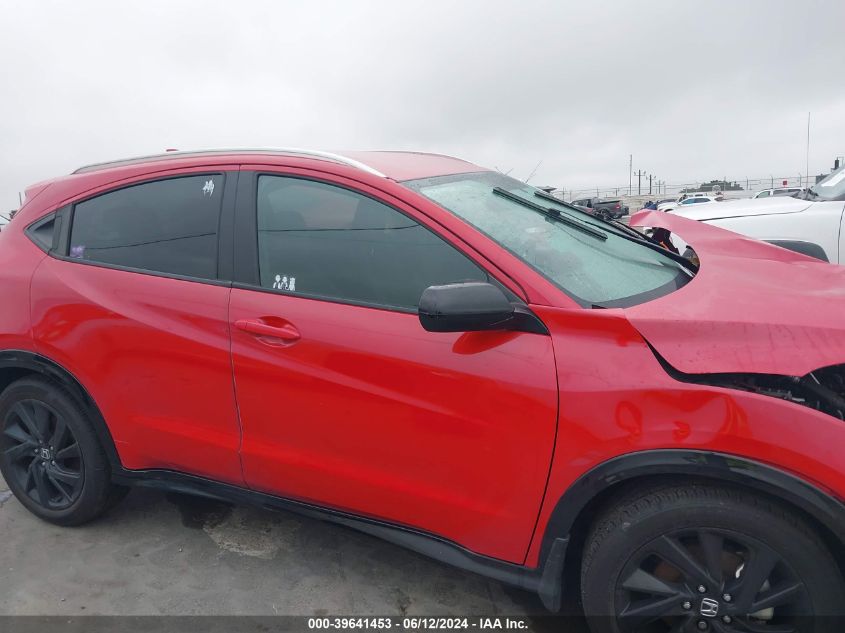 2022 Honda Hr-V 2Wd Sport VIN: 3CZRU5H1XNM736688 Lot: 39641453