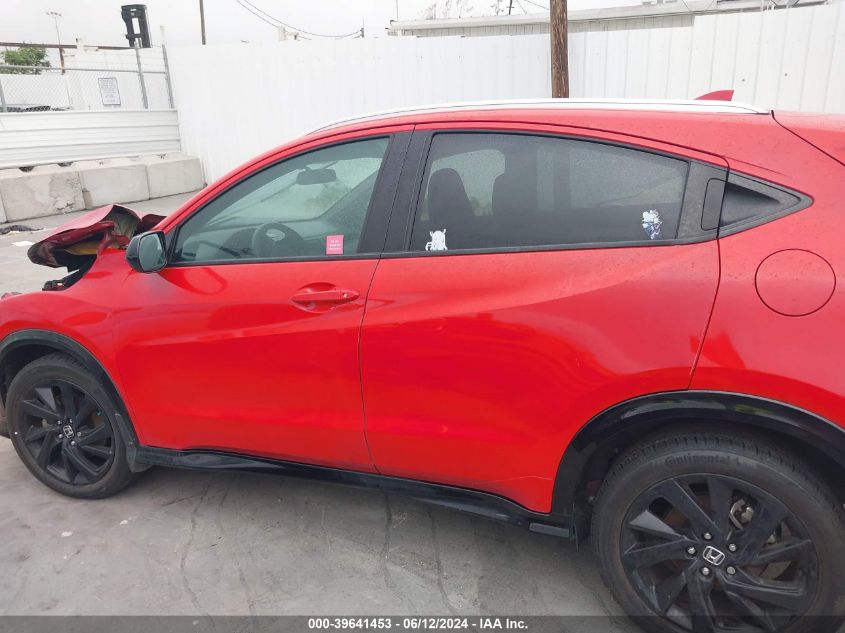 2022 Honda Hr-V 2Wd Sport VIN: 3CZRU5H1XNM736688 Lot: 39641453