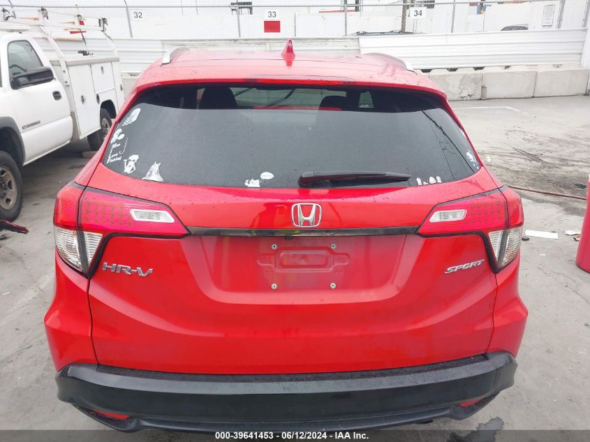 2022 Honda Hr-V 2Wd Sport VIN: 3CZRU5H1XNM736688 Lot: 39641453