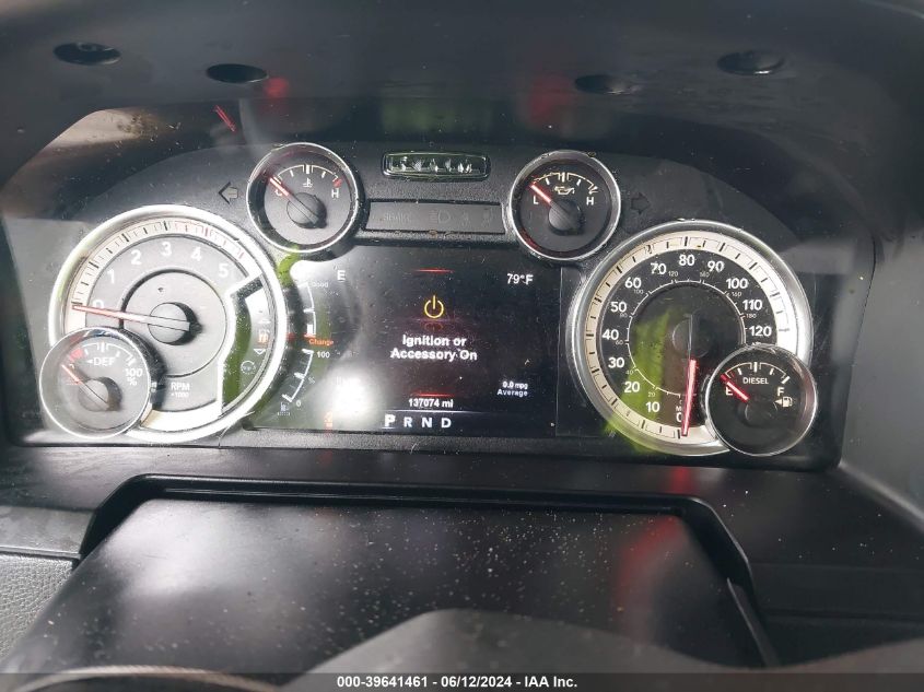 2017 Ram 2500 Laramie 4X4 8' Box VIN: 3C6UR5KL6HG616022 Lot: 39641461