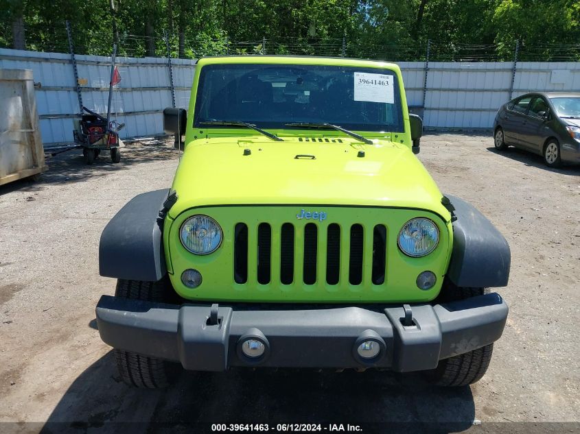 2016 Jeep Wrangler Sport VIN: 1C4AJWAG5GL306944 Lot: 39641463