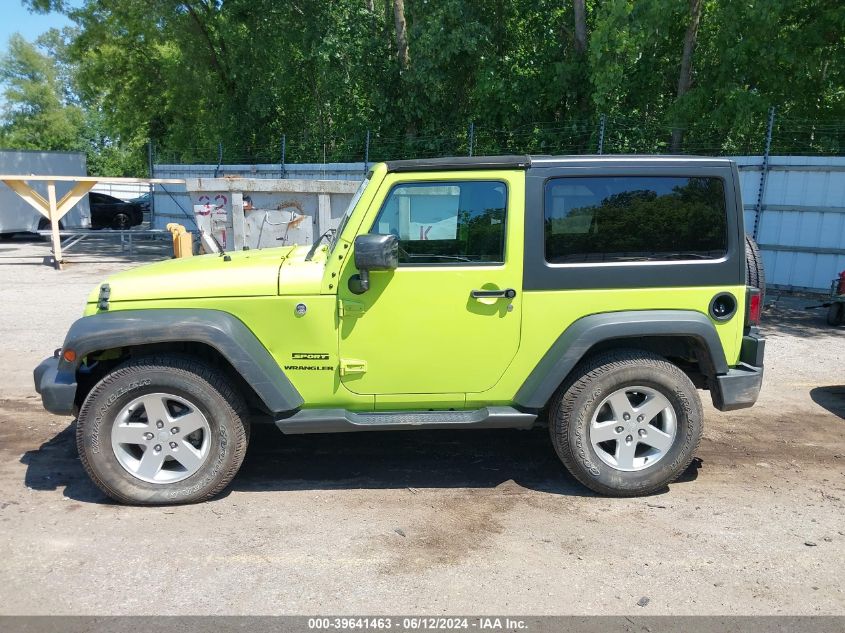 2016 Jeep Wrangler Sport VIN: 1C4AJWAG5GL306944 Lot: 39641463