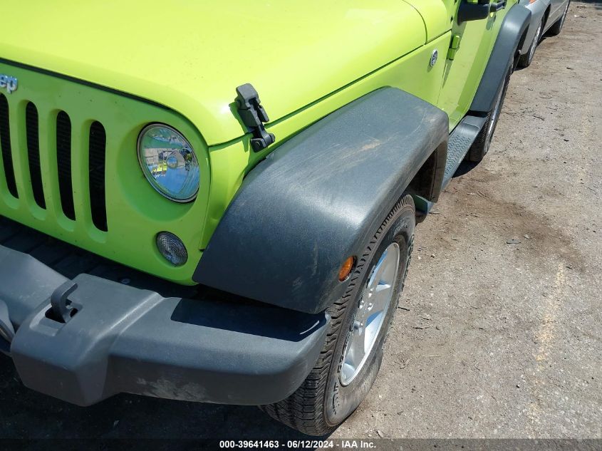 2016 Jeep Wrangler Sport VIN: 1C4AJWAG5GL306944 Lot: 39641463