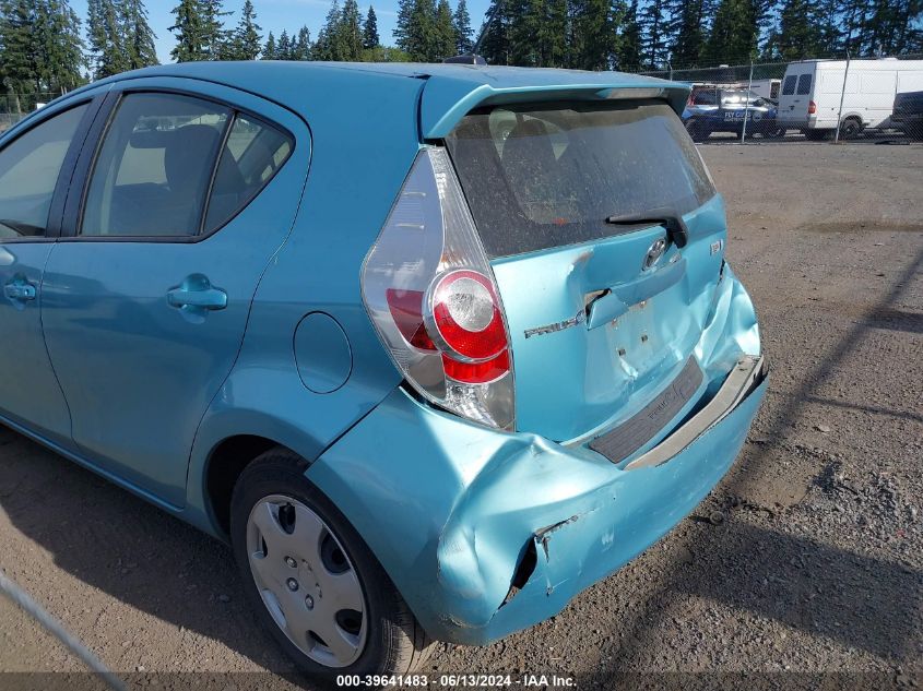 2013 Toyota Prius C Three VIN: JTDKDTB39D1053639 Lot: 39641483