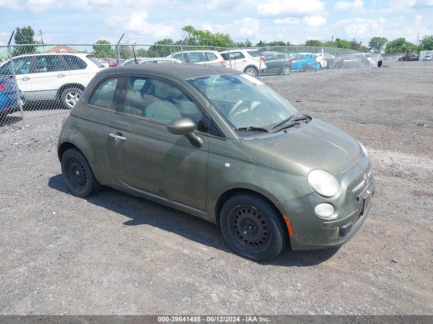 2013 Fiat 500 Pop VIN: 3C3CFFAR5DT743150 Lot: 39641485