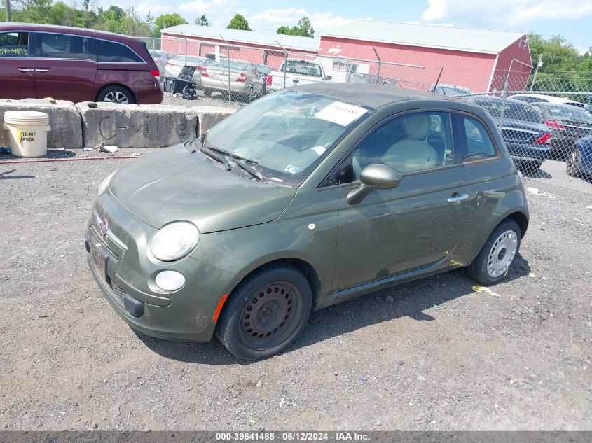 2013 Fiat 500 Pop VIN: 3C3CFFAR5DT743150 Lot: 39641485