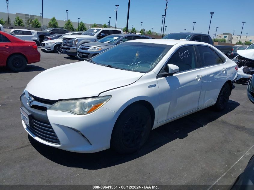 2016 Toyota Camry Hybrid Le VIN: 4T1BD1FK5GU195328 Lot: 39641551