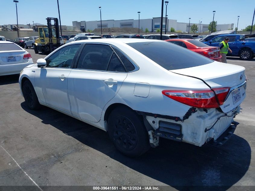 2016 Toyota Camry Hybrid Le VIN: 4T1BD1FK5GU195328 Lot: 39641551