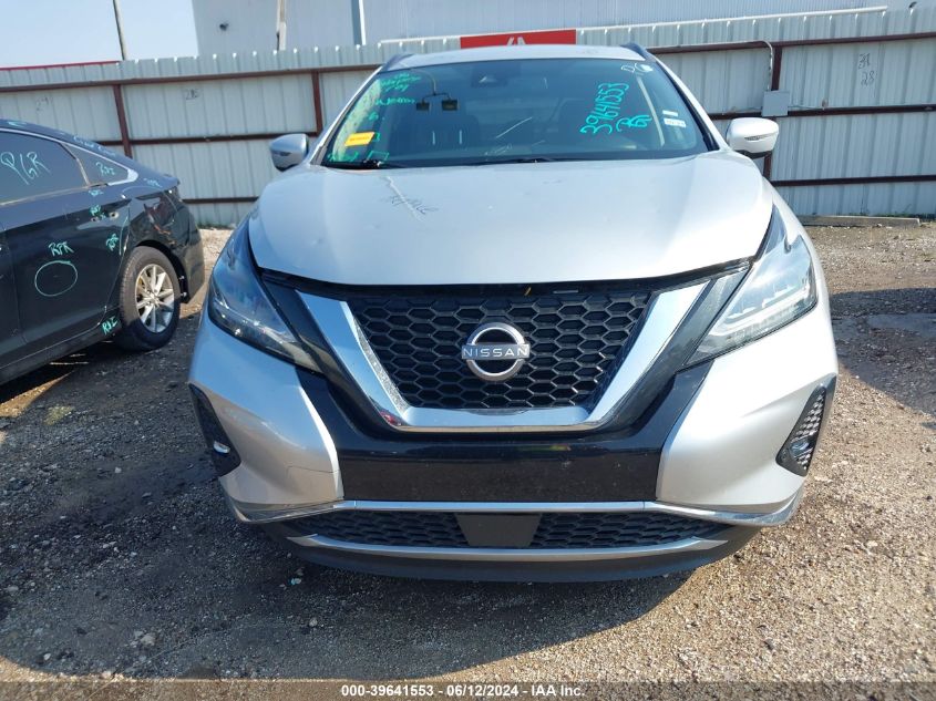 2023 Nissan Murano Sv Intelligent Awd VIN: 5N1AZ2BS1PC110693 Lot: 39641553