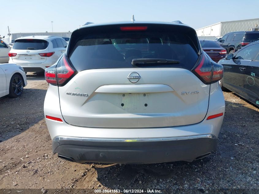 2023 Nissan Murano Sv Intelligent Awd VIN: 5N1AZ2BS1PC110693 Lot: 39641553