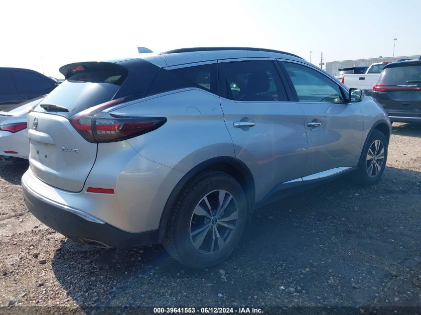 2023 Nissan Murano Sv Intelligent Awd VIN: 5N1AZ2BS1PC110693 Lot: 39641553