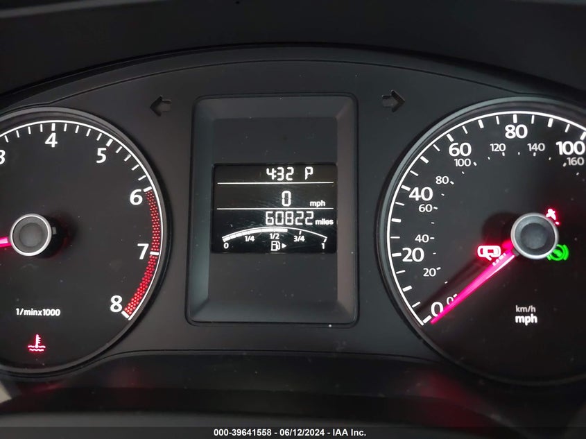 2014 Volkswagen Jetta 2.0L S VIN: 3VW2K7AJXEM369601 Lot: 39641558