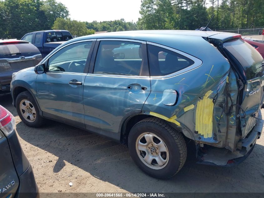 2015 Honda Cr-V Lx VIN: 5J6RM4H30FL021269 Lot: 39641565